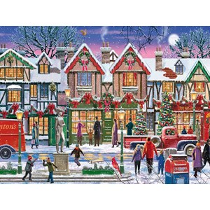 Ravensburger (15291) - "Christmas in the Square" - 1000 pieces puzzle