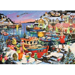 Ravensburger (13991) - "Home For Christmas" - 1000 pieces puzzle