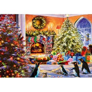 Bluebird Puzzle (70228) - "A Magical View to Christmas" - 1000 pieces puzzle