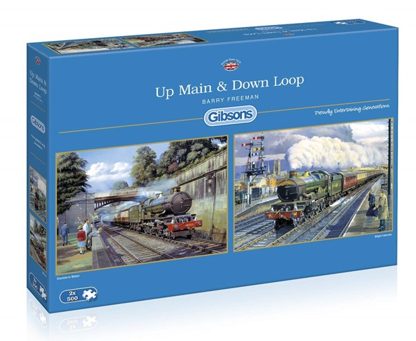 Gibsons (G5049) - Barry Freeman: "Up Main & Down Loop" - 500 pieces puzzle