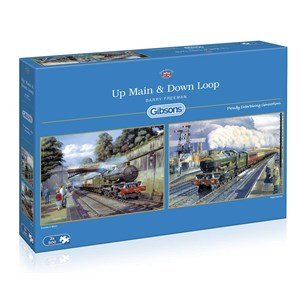 Gibsons (G5049) - Barry Freeman: "Up Main & Down Loop" - 500 pieces puzzle