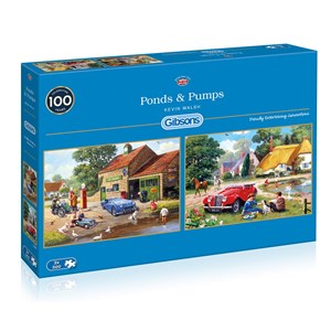 Gibsons (G5050) - Kevin Walsh: "Ponds & Pumps" - 500 pieces puzzle