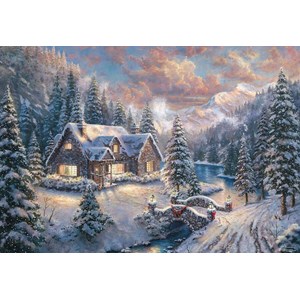 Schmidt Spiele (59493) - "High Country Christmas" - 1000 pieces puzzle