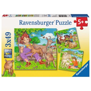 Ravensburger (09351) - "My Favorite Animals" - 49 pieces puzzle