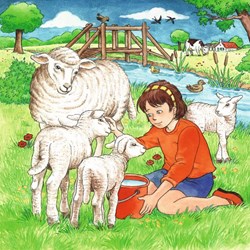 Ravensburger (09351) - "My Favorite Animals" - 49 pieces puzzle