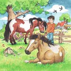 Ravensburger (09351) - "My Favorite Animals" - 49 pieces puzzle