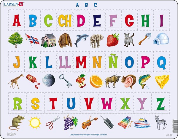 Larsen (LS829-SE) - "ABC-Puzzle" - 29 pieces puzzle