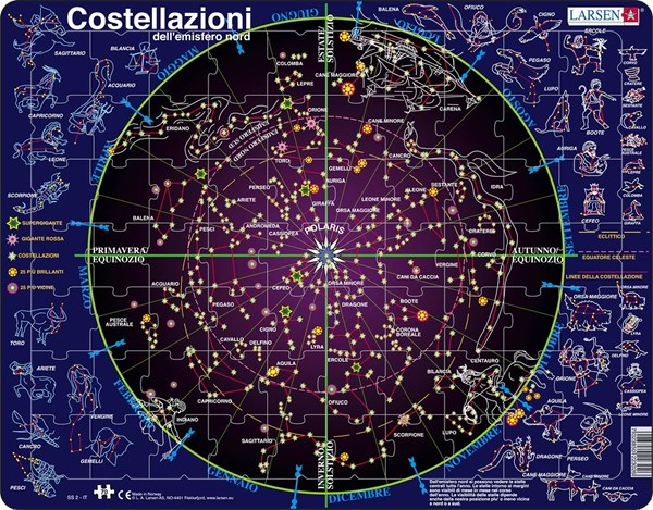 Larsen (SS2-IT) - "Constellations - IT" - 70 pieces puzzle