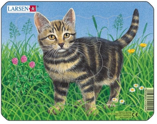 Larsen (M13-2) - "Cats and Dogs" - 6 pieces puzzle