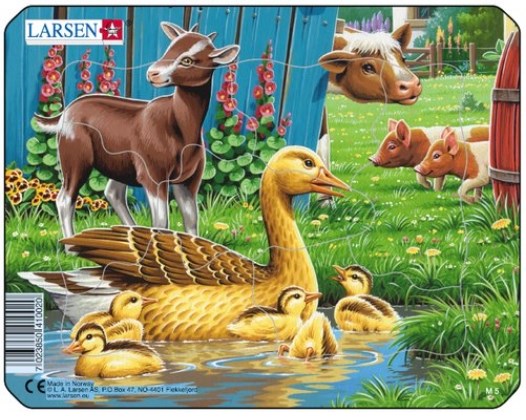Larsen (M5-4) - "Farm Animals" - 7 pieces puzzle