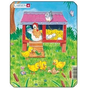 Larsen (M1-4) - "Cute Animals" - 10 pieces puzzle