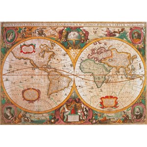 Clementoni (31229) - "Old Map" - 1000 pieces puzzle