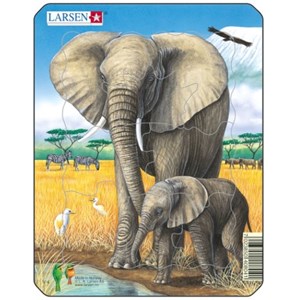 Larsen (V4-3) - "Elephant" - 8 pieces puzzle