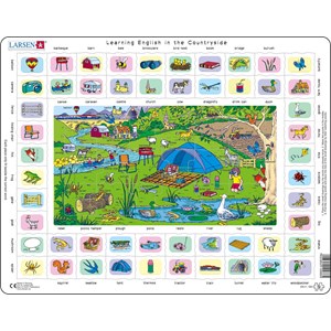 Larsen (EN4-GB) - "Learning English in the Countryside" - 70 pieces puzzle