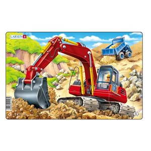 Larsen (U19-1) - "Excavator" - 15 pieces puzzle