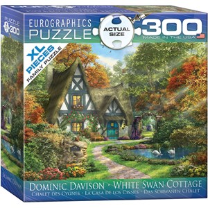 Eurographics (8300-0977) - Dominic Davison: "White Swan Cottage" - 300 pieces puzzle