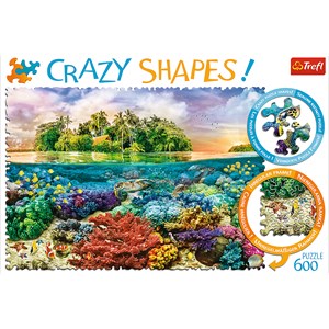 Trefl (11113) - "Tropical island" - 600 pieces puzzle