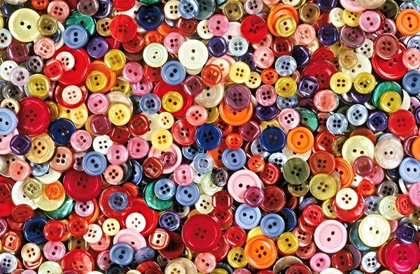 Piatnik (5687) - "Buttons" - 1000 pieces puzzle