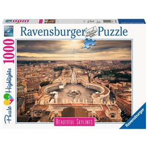 Ravensburger (14082) - "Beautiful Skylines, Rome" - 1000 pieces puzzle