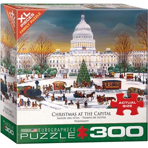 Eurographics (8300-5403) - "Christmas at the Capitol" - 300 pieces puzzle