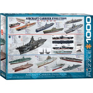Eurographics (6000-0129) - "Aircraft Carrier Evolution" - 1000 pieces puzzle