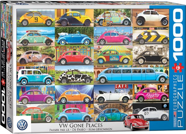 Eurographics (6000-5422) - "VW Gone Places" - 1000 pieces puzzle
