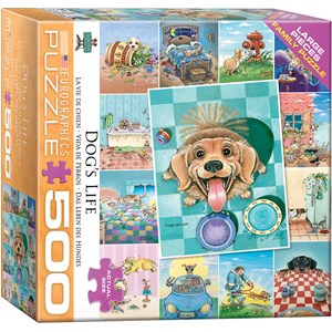 Eurographics (8500-5365) - Gary Patterson: "Dog's Life" - 500 pieces puzzle