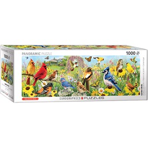 Eurographics (6010-5338) - Greg Giordano: "Garden Birds" - 1000 pieces puzzle