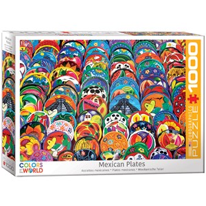 Eurographics (6000-5421) - "Mexican Plates" - 1000 pieces puzzle