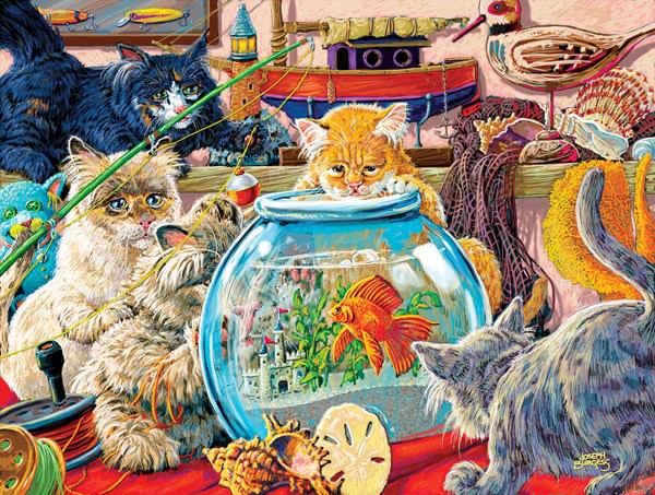 SunsOut (38929) - Joseph Burgess: "Something's Fishy" - 300 pieces puzzle