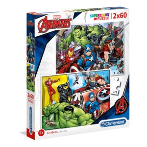 Clementoni (21605) - "Marvel Avengers" - 60 pieces puzzle