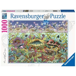 Ravensburger (15988) - "Underwater Kingdom" - 1000 pieces puzzle