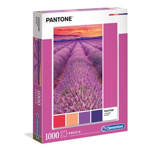 Clementoni (39493) - "Lavender sunset" - 1000 pieces puzzle