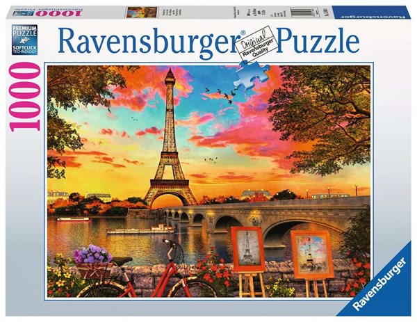 Ravensburger (15168) - "The banks of the Seine" - 1000 pieces puzzle
