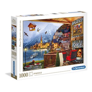 Clementoni (39481) - "Hallstatt, Austria" - 1000 pieces puzzle
