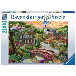 Ravensburger (16703) - "Enchanted Valley" - 2000 pieces puzzle