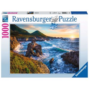 Ravensburger (15287) - "Big Sur Sunset" - 1000 pieces puzzle