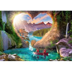 Ravensburger (15272) - "Heartview Cave" - 1000 pieces puzzle