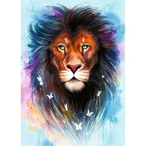 Ravensburger (13981) - "Majestic Lion" - 1000 pieces puzzle