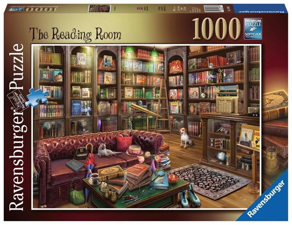 Ravensburger (19846) - "The Reading Room" - 1000 pieces puzzle