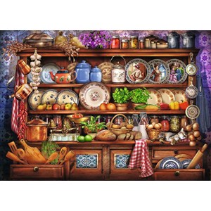 Ravensburger (19848) - "Mum's Kitchen Dresser" - 1000 pieces puzzle