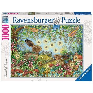 Ravensburger (15172) - "Nocturnal Forest Magic" - 1000 pieces puzzle