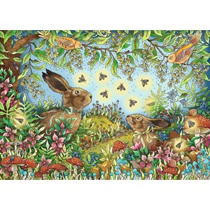 Ravensburger (15172) - "Nocturnal Forest Magic" - 1000 pieces puzzle