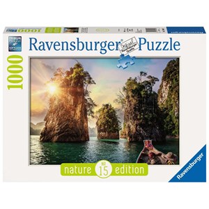 Ravensburger (13968) - "Three rocks in Cheow, Thailand" - 1000 pieces puzzle
