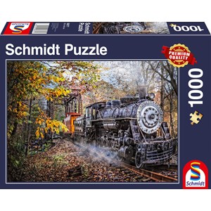 Schmidt Spiele (58377) - "Railway Fascination" - 1000 pieces puzzle