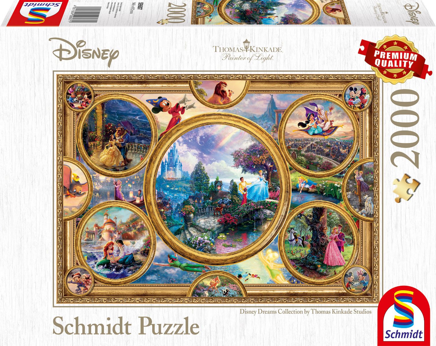 Schmidt Spiele (59607) - Thomas Kinkade: "Disney Dreams Collection ...