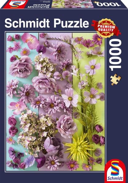 Schmidt Spiele (58944) - "Violet Blossom" - 1000 pieces puzzle