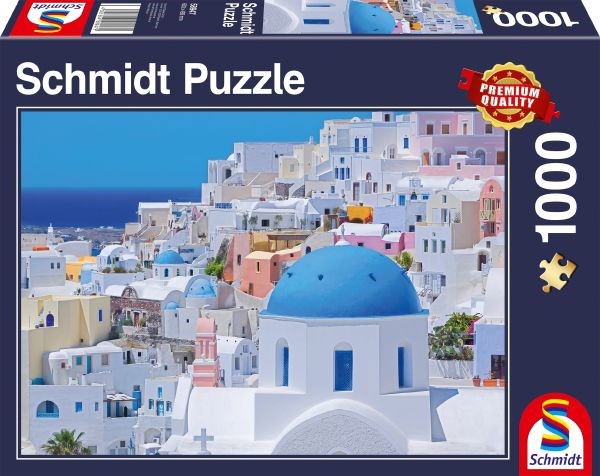 Schmidt Spiele (58947) - "Santorini" - 1000 pieces puzzle