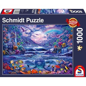 Schmidt Spiele (58945) - "Moonlight Oasis" - 1000 pieces puzzle