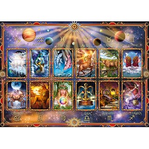 Schmidt Spiele (58347) - "Signs of the Zodiac" - 1000 pieces puzzle